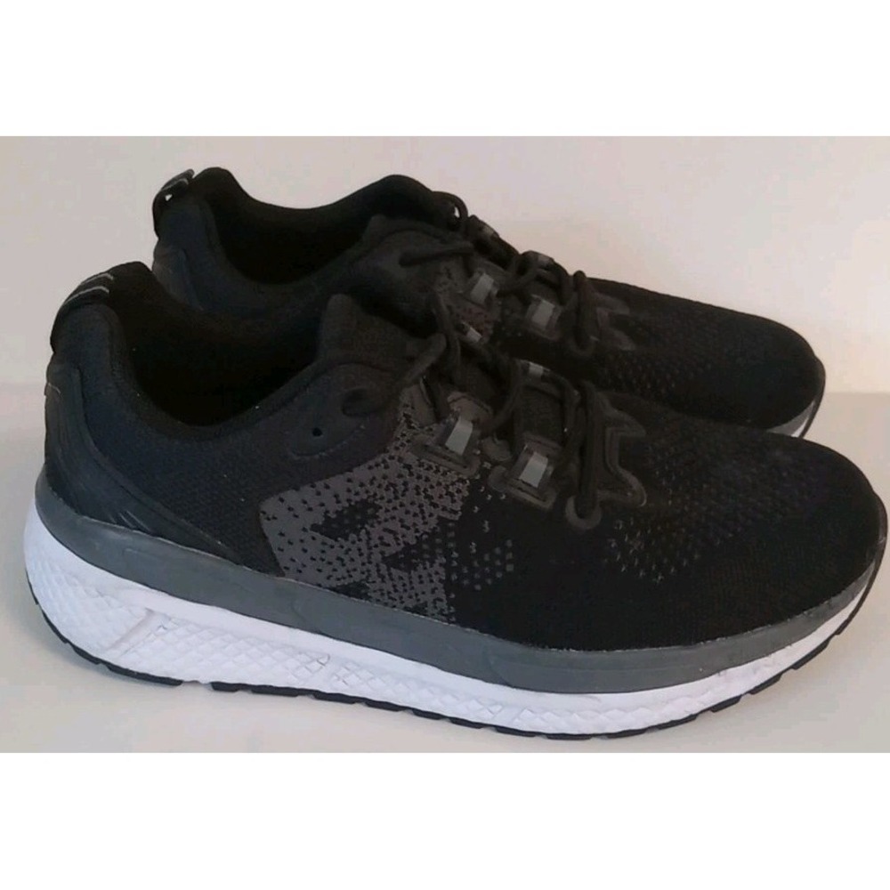 Propet Women Black Grey Mesh Knit Walking Sneakers Size 10‎ w(D) Medium Width